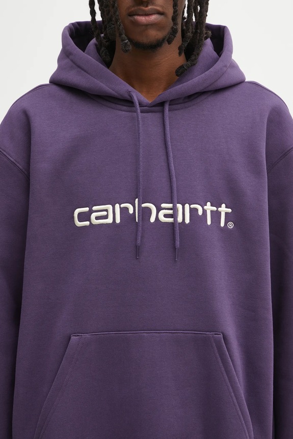 Carhartt WIP hooded sweatshirt Carhartt violet I030547.38IXX