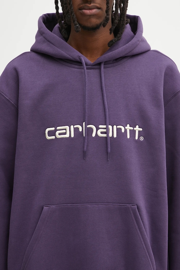 Carhartt WIP hooded sweatshirt Carhartt violet I030547.38IXX