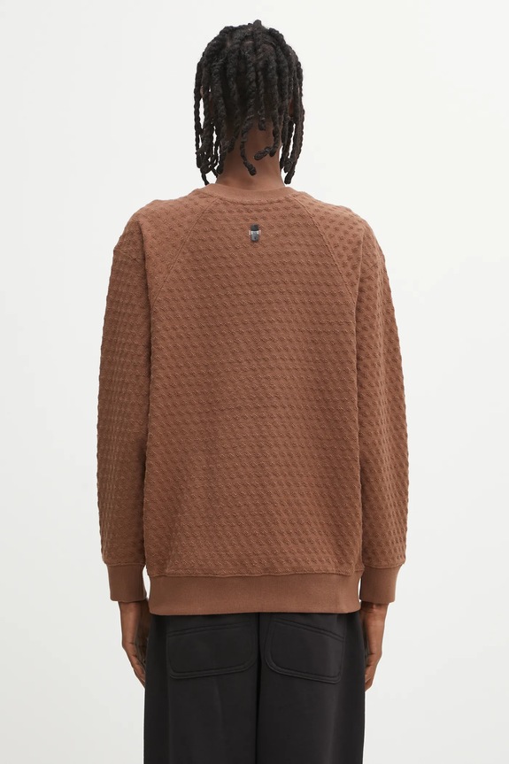 Одежда Хлопковая кофта Ader Error SWEAT SHIRT BO01FWSW0103BR коричневый