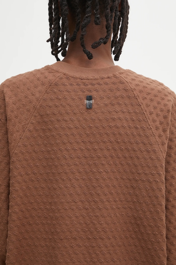 Хлопковая кофта Ader Error SWEAT SHIRT BO01FWSW0103BR коричневый