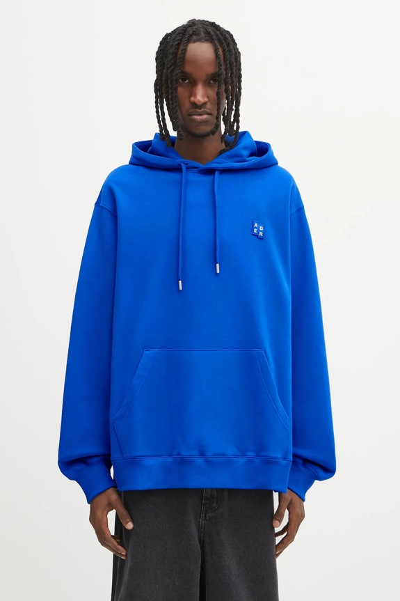 Ader Error cotton sweatshirt HOODIE cotton blue BO42FYHD0101BL