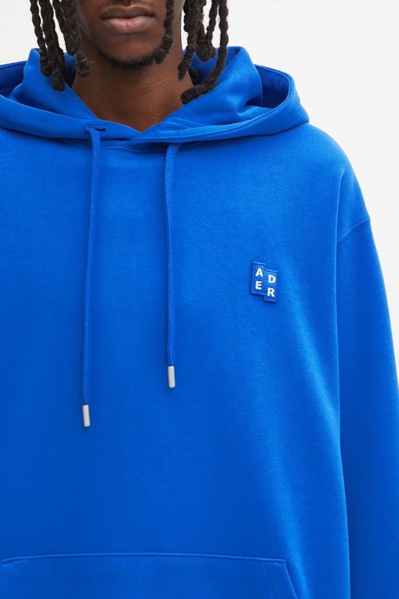 Ader Error cotton sweatshirt HOODIE blue BO42FYHD0101BL