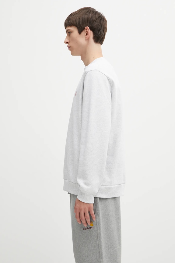 Gramicci bluză One Point Crew G308.FT gri AW25