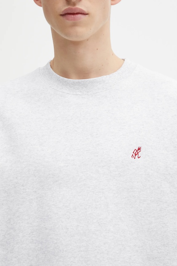 Gramicci sweatshirt One Point Crew gray G308.FT