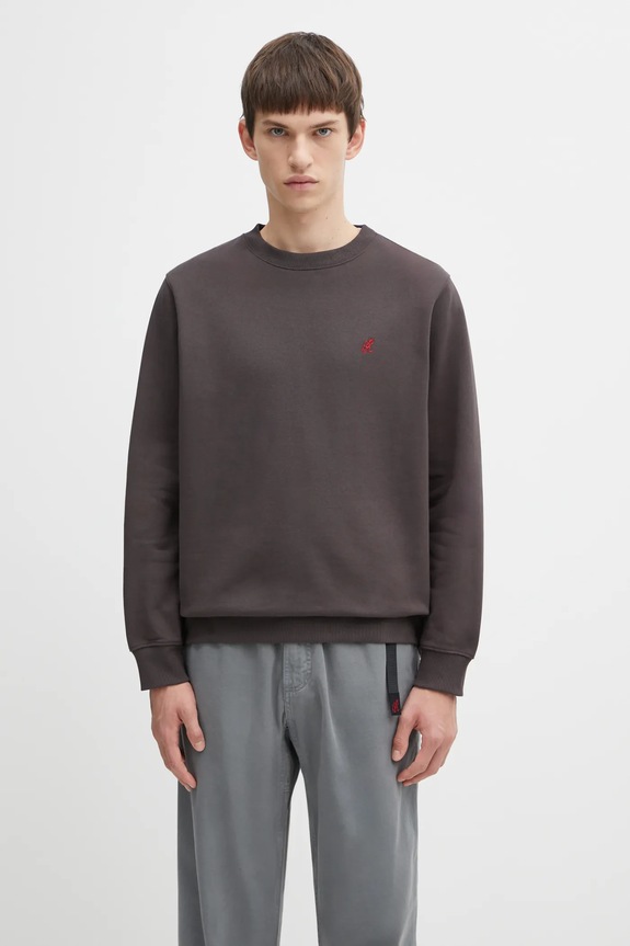 Gramicci sweatshirt One Point Crew other brown G308.FT