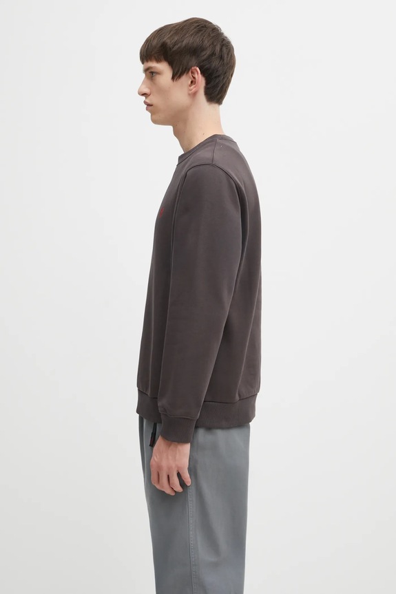 Gramicci sweatshirt One Point Crew G308.FT brown AW25