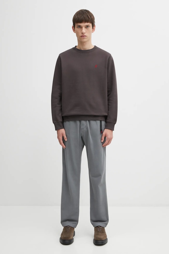 Gramicci sweatshirt One Point Crew G308.FT brown