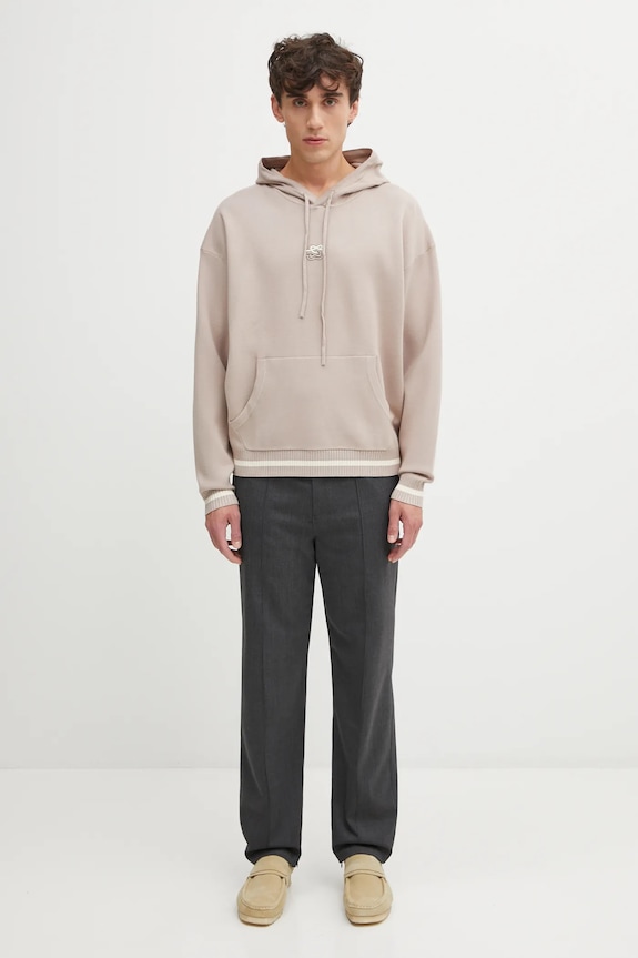 Filling Pieces mikina s kapucňou pánska s viskózou Knit Hoodie 422532500265