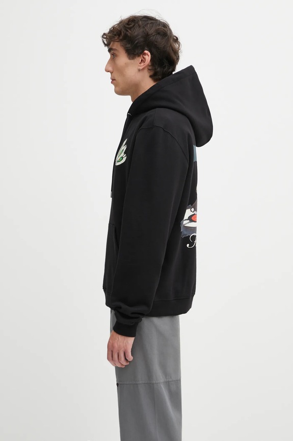 Filling Pieces bluza bawełniana Hoodie DJ 422532501241 czarny AW25