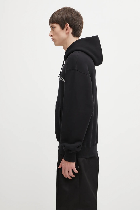 Бавовняна кофта Wacko Maria 25FW.WMC.SS06 чорний AW25