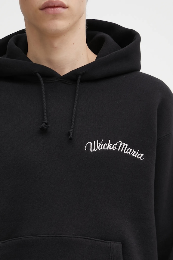 Бавовняна кофта Wacko Maria чорний 25FW.WMC.SS06