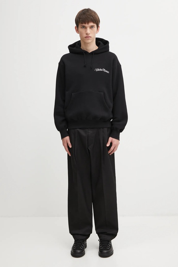 Бавовняна кофта Wacko Maria 25FW.WMC.SS06 чорний