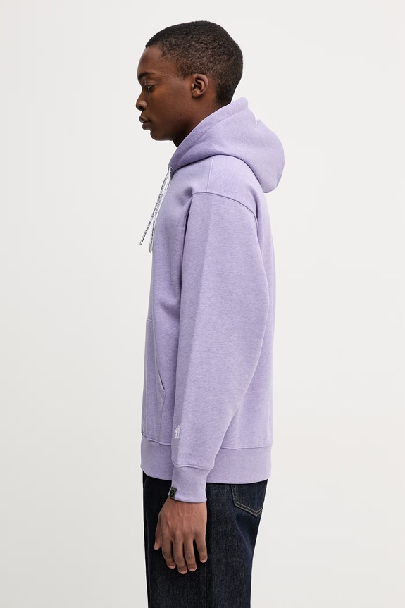 AAPE sweatshirt Aaper Hoodie AAPSWMC370XBP violet AW25