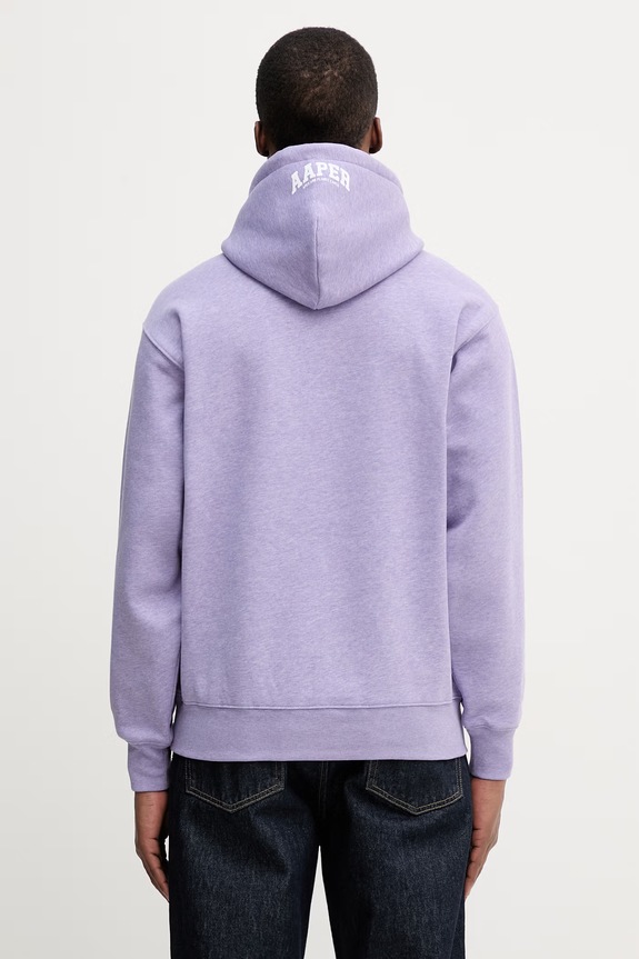 Clothing AAPE sweatshirt Aaper Hoodie AAPSWMC370XBP violet
