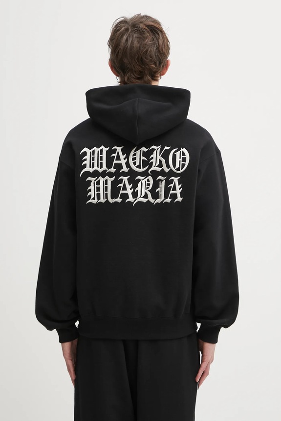 Odzież Wacko Maria bluza bawełniana Heavy Weight 25FW.WMC.SS02 czarny