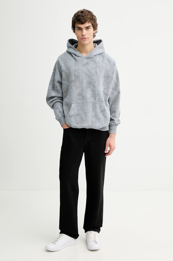 Mikina Abercrombie & Fitch KI122.5625.228 modrá AW25