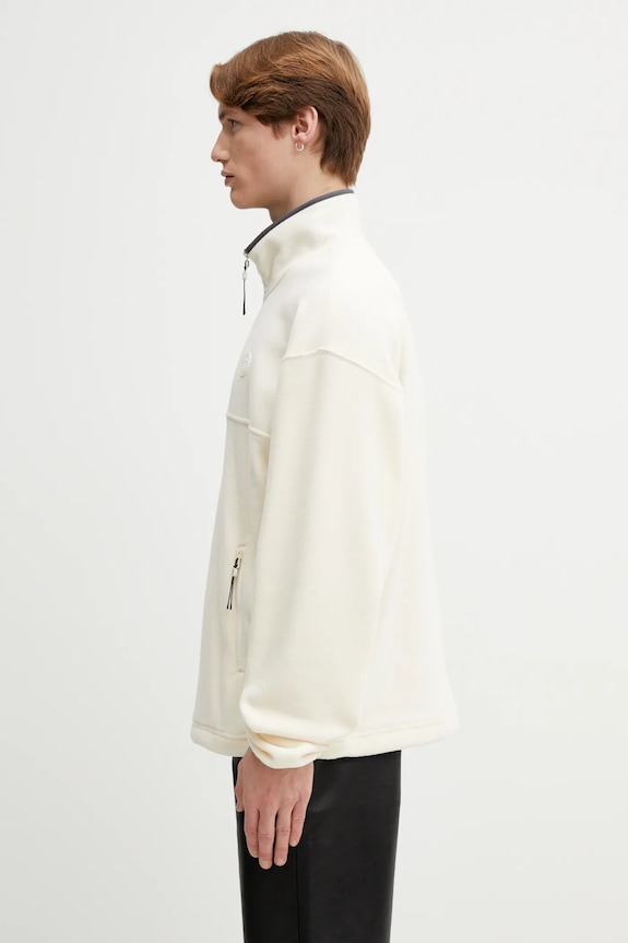 Fleecová mikina AAPE AAPSWMC363XXP béžová AW25