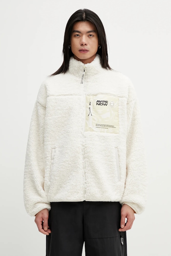 AAPE hanorac fleece uni bej AAPSWMC365XXP
