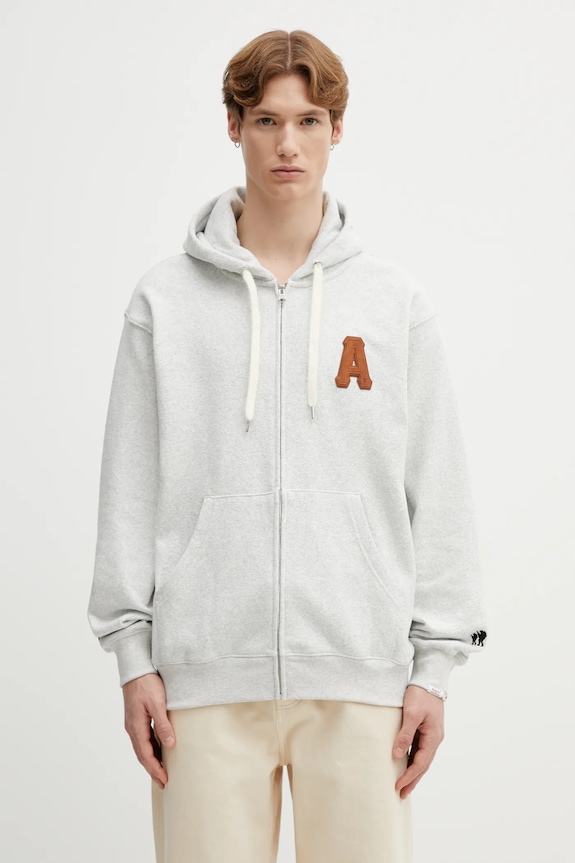 Кофта AAPE з капюшоном сірий AAPSWMC378XAP
