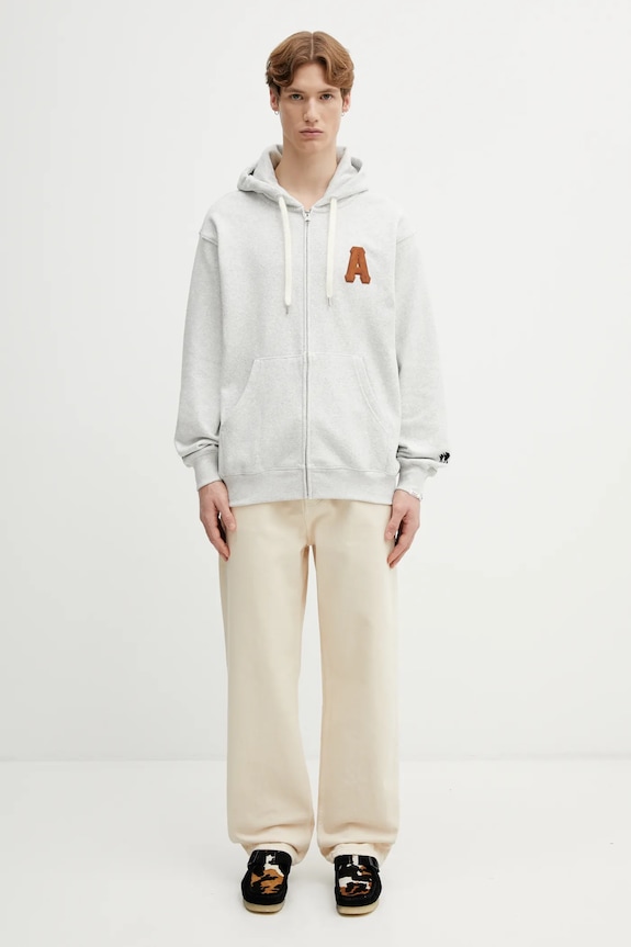 Кофта AAPE AAPSWMC378XAP сірий