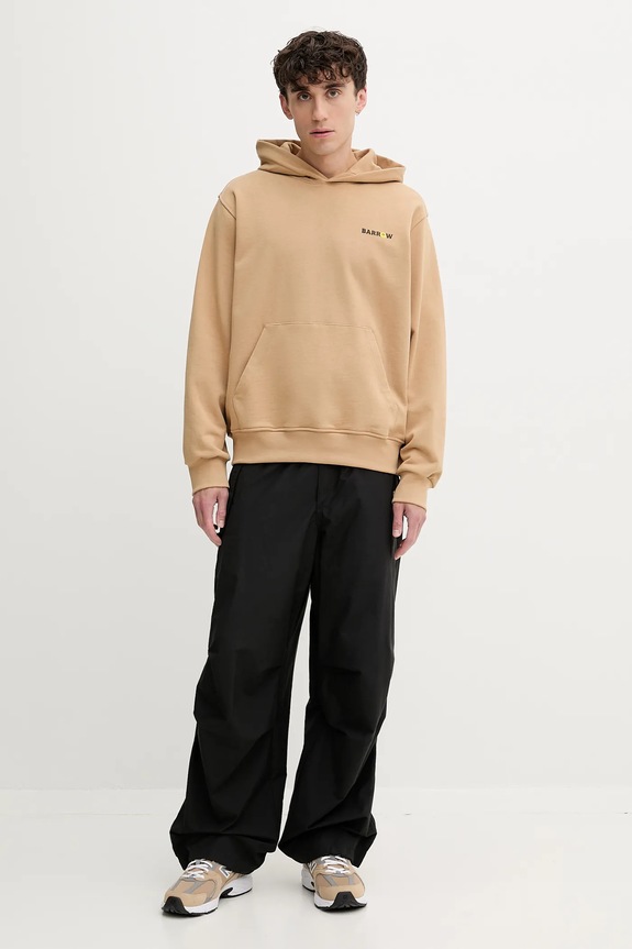 Barrow felpa in cotone F5BWUAHS126 beige AW25