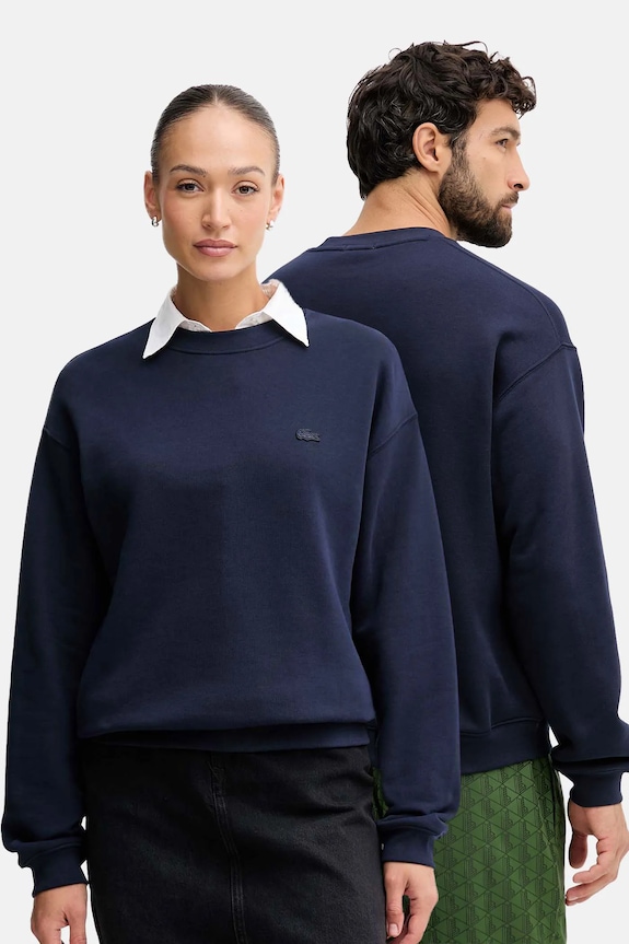 Lacoste bluza bawełniana bawełna granatowy SH7745