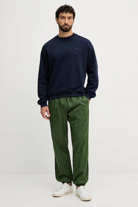 Lacoste bluza bawełniana granatowy SH7745