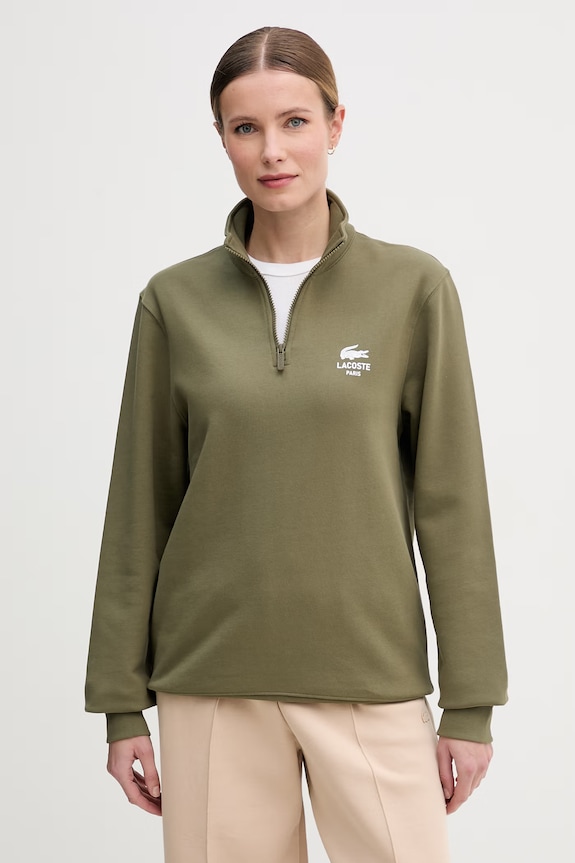 Odzież Lacoste bluza bawełniana SH2735 zielony
