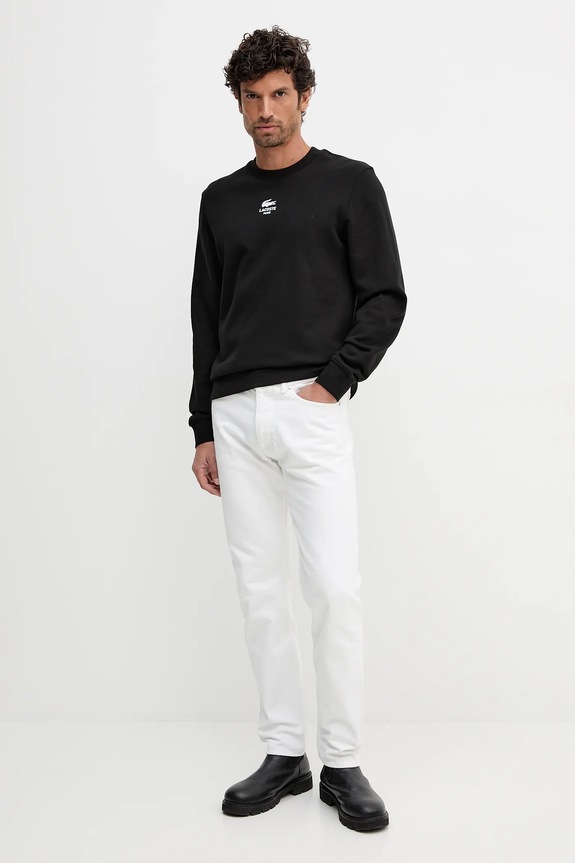 Odzież Lacoste bluza bawełniana SH2736 czarny