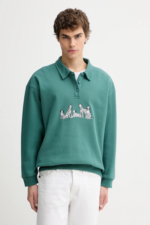 Dukserica Kaotiko AR006.01.M002 zelena AW25