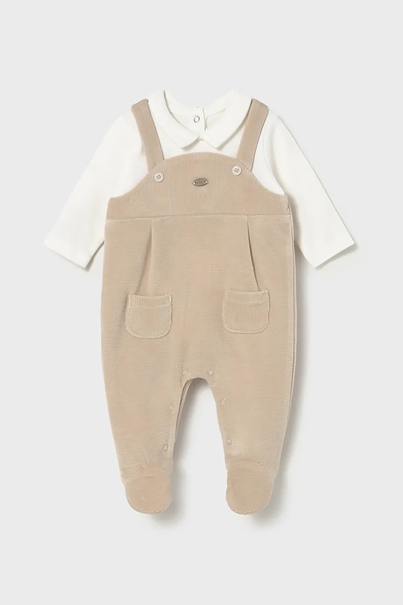 Kombinezon bez rukava za bebe Mayoral Newborn Proizvod za bebe bež 2610.1D.Newborn.9BYA