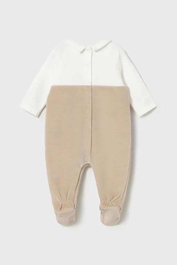 Kombinezon bez rukava za bebe Mayoral Newborn 2610.1D.Newborn.9BYA bež AW25