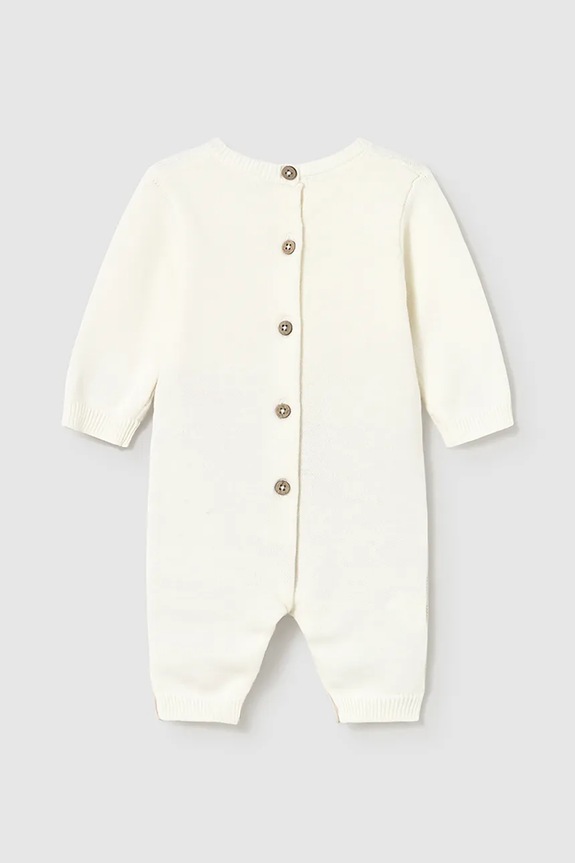 Mayoral Newborn pajacyk z domieszką wełny niemowlęcy 2611.1E.Newborn.9BYA beżowy AW25