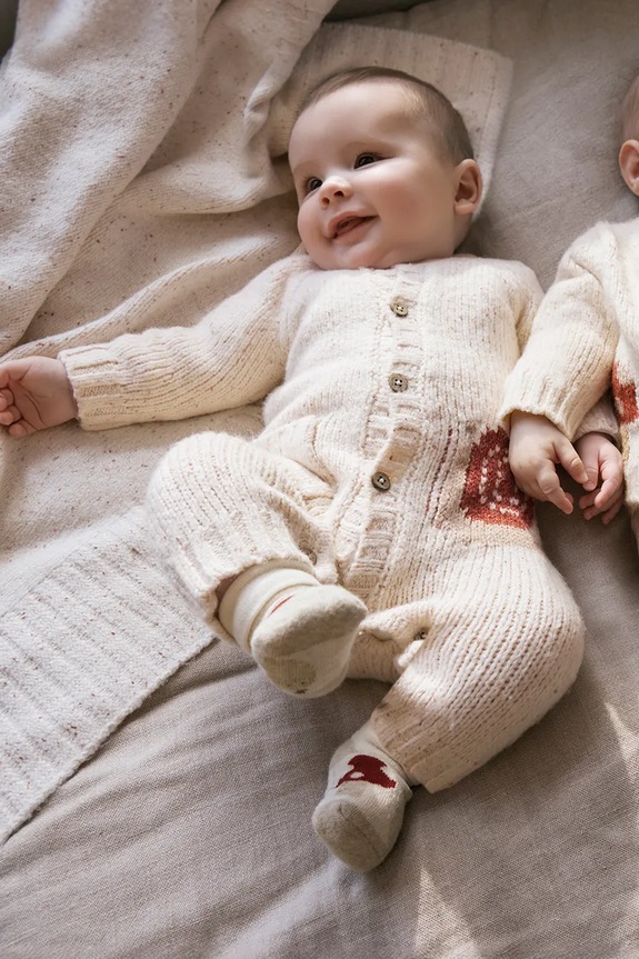 Φόρμες με φουφούλα μωρού Mayoral Newborn μπεζ 2614.1J.Newborn.9BYA