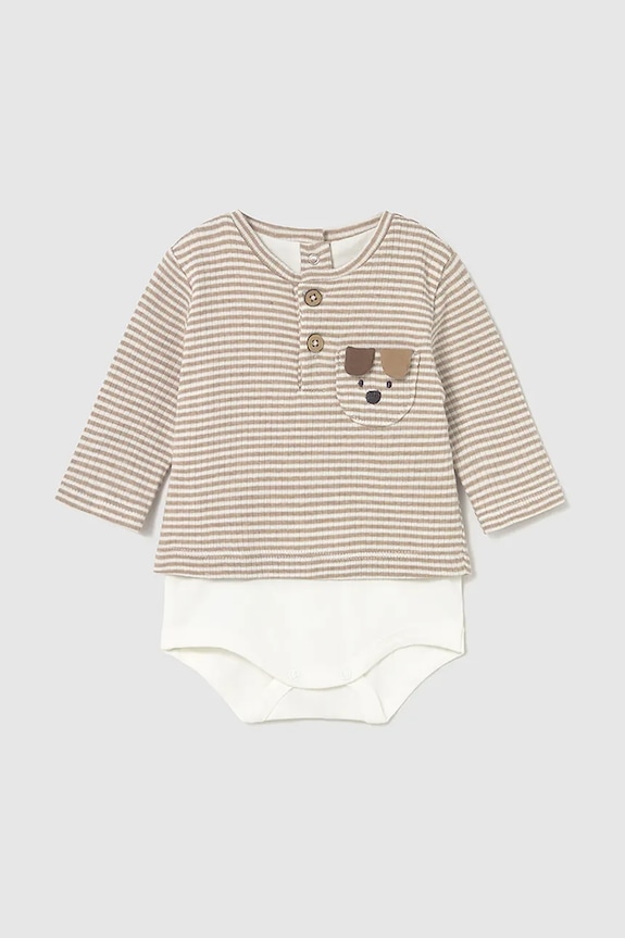 Body pre bábätká Mayoral Newborn hnedá 2728.1Q.Newborn.9BYA