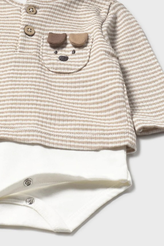 Chlapec Body pre bábätká Mayoral Newborn 2728.1Q.Newborn.9BYA hnedá
