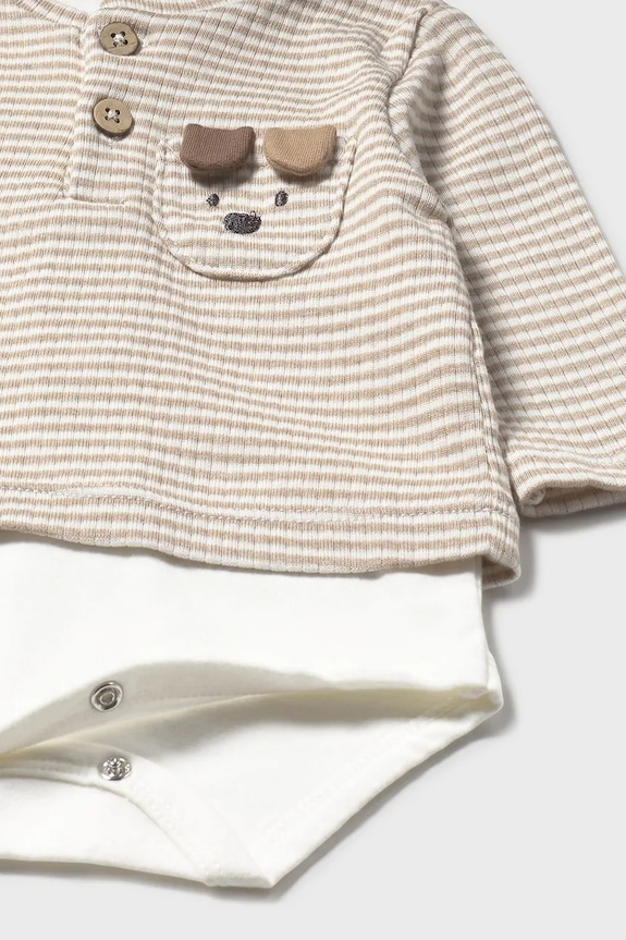 Chlapec Body pre bábätká Mayoral Newborn 2728.1Q.Newborn.9BYA hnedá