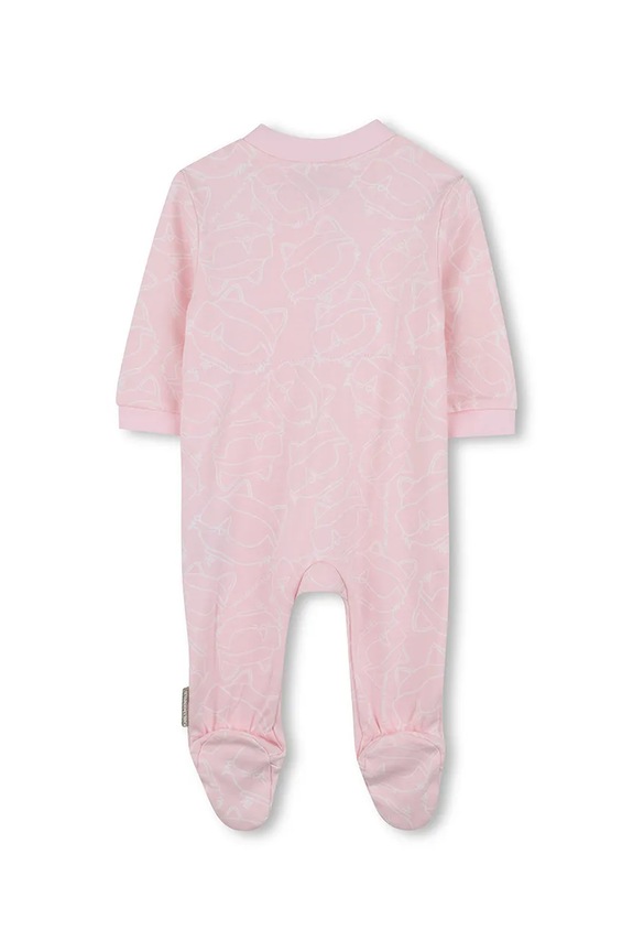 Karl Lagerfeld komplet bawełniany niemowlęcy różowy Z30968
