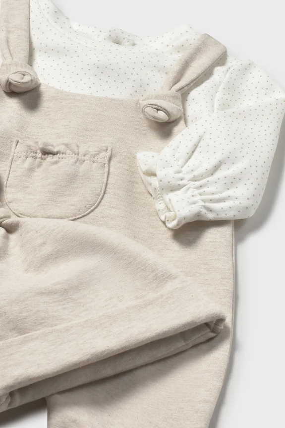 Lány Mayoral Newborn baba nadrág és sapka 2602.2B.Newborn.9BYA bézs