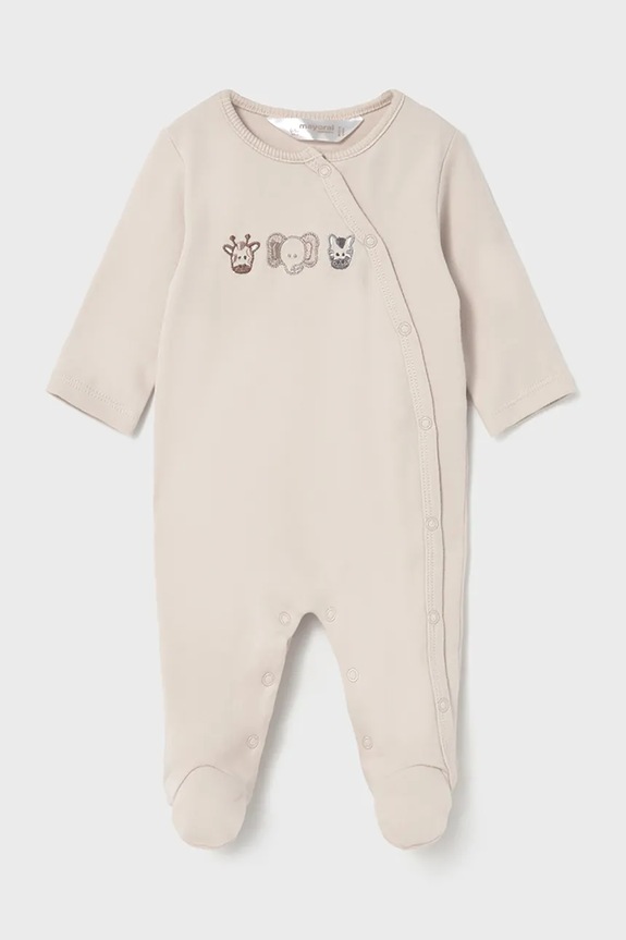 Mayoral Newborn pajacyk niemowlęcy 2-pack 2703.2D.Newborn.9BYA beżowy AW25