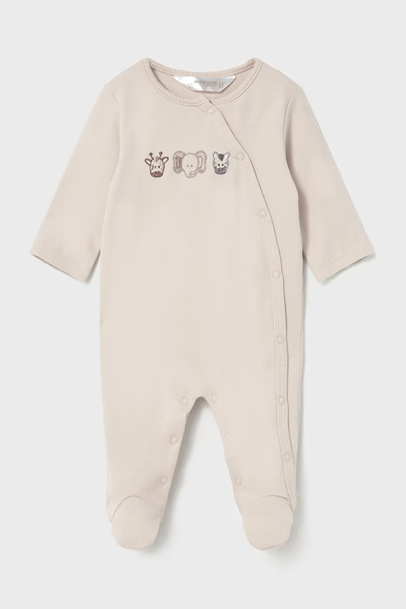 Mayoral Newborn pajacyk niemowlęcy 2-pack 2703.2D.Newborn.9BYA beżowy AW25