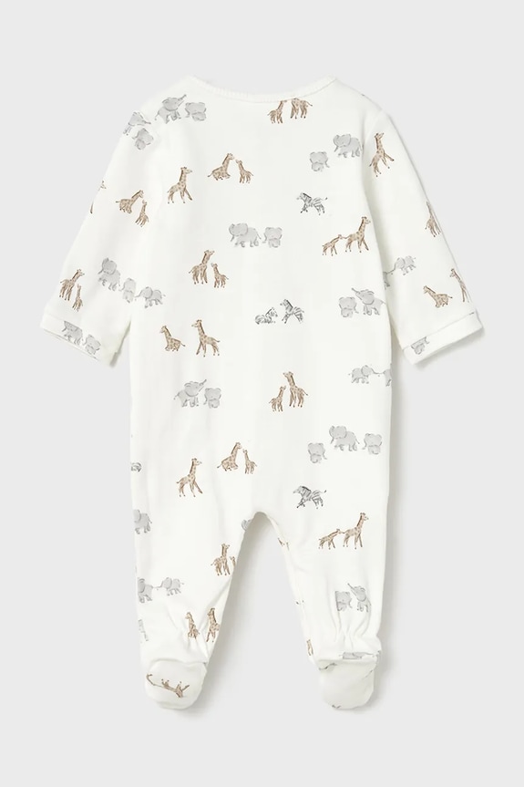 Dziewczynka Mayoral Newborn pajacyk niemowlęcy 2-pack 2703.2D.Newborn.9BYA beżowy