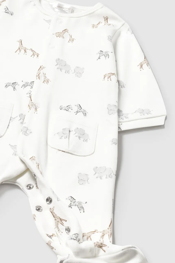 Mayoral Newborn pajacyk niemowlęcy 2-pack beżowy 2703.2D.Newborn.9BYA