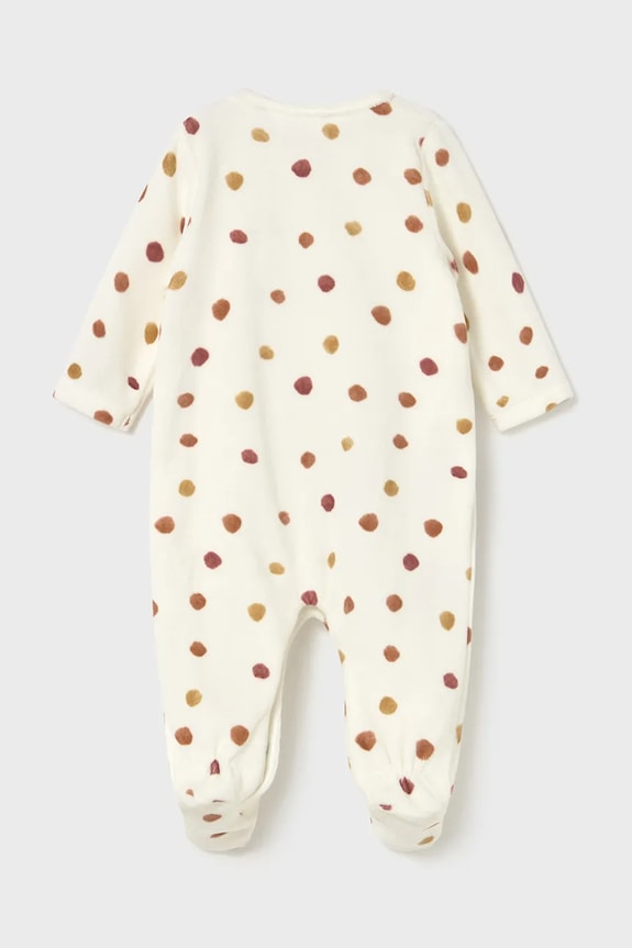 Dziewczynka Mayoral Newborn śpioszki niemowlęce 2-pack 2706.2H.Newborn.9BYA brązowy