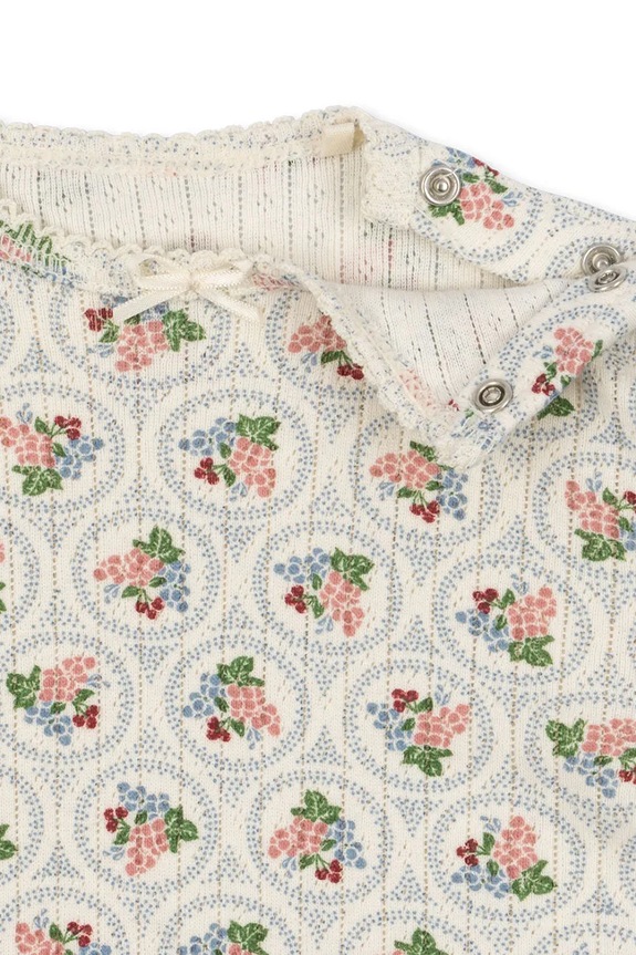 Dievča Bavlnené body pre bábätká Konges Sløjd MINNIE BODY GOTS KS104373.9BYA viacfarebná