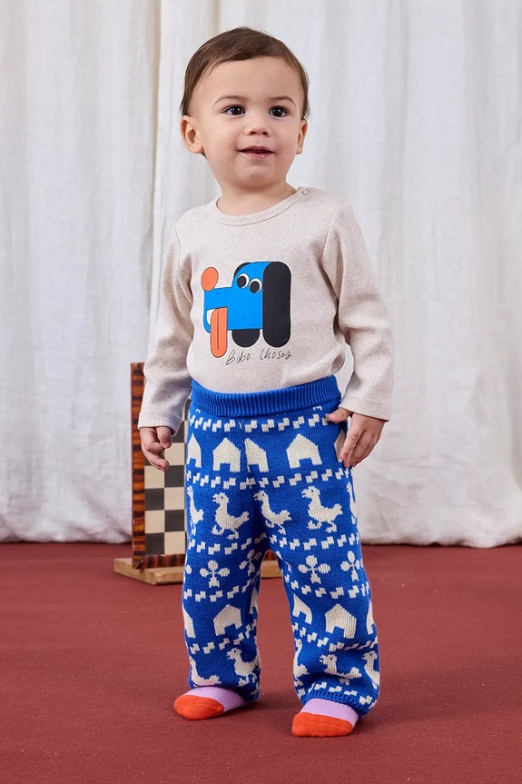 Body pre bábätká Bobo Choses Doggy Mate béžová 225AB028