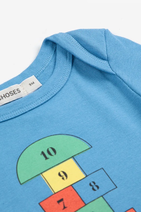 Bobo Choses body niemowlęce Hopscotch niebieski 225AB115