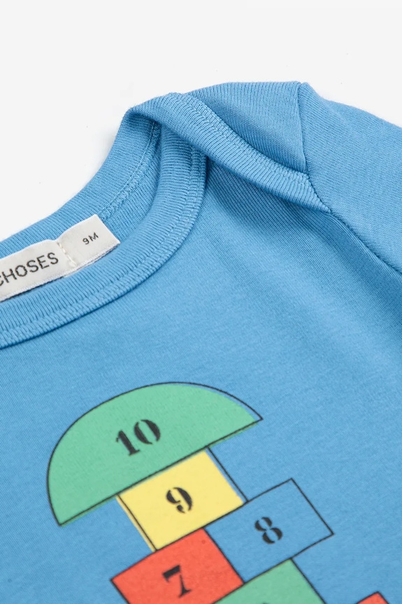 Bobo Choses body niemowlęce Hopscotch niebieski 225AB115