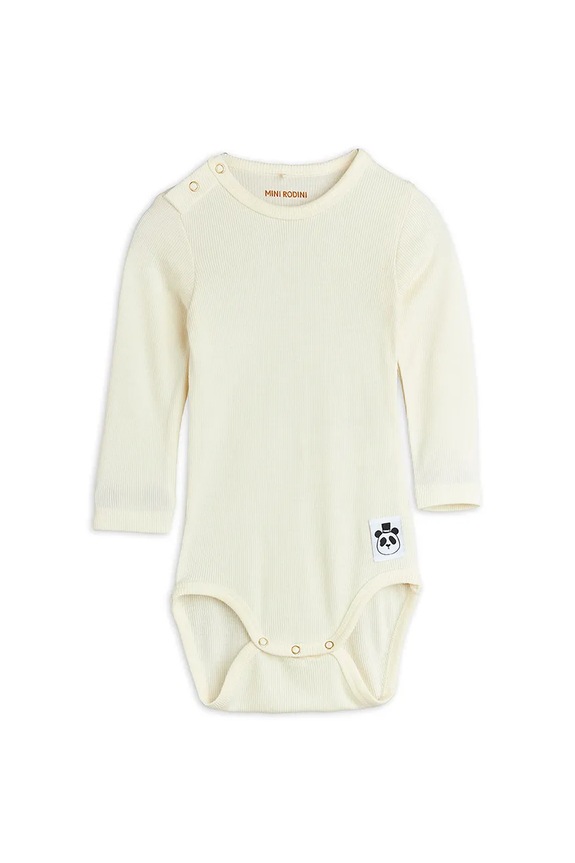 Mini Rodini body niemowlęce Produkt niemowlęcy beżowy 11000328