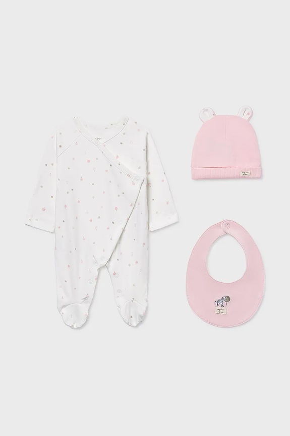 Mayoral Newborn salopete din bumbac pentru bebeluși Produs pentru bebe roz 9979.1A.Newborn.9BYA